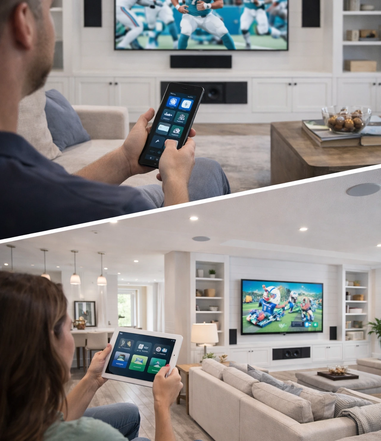 Home Entertainment Installation Simple Control