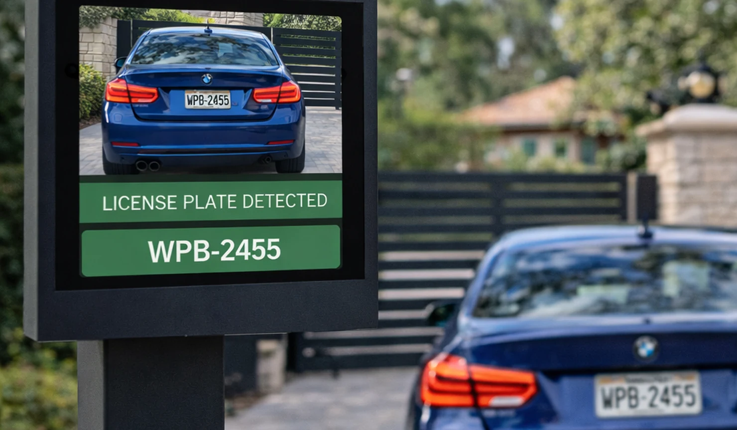 License Plate Recognition Gate Entry System