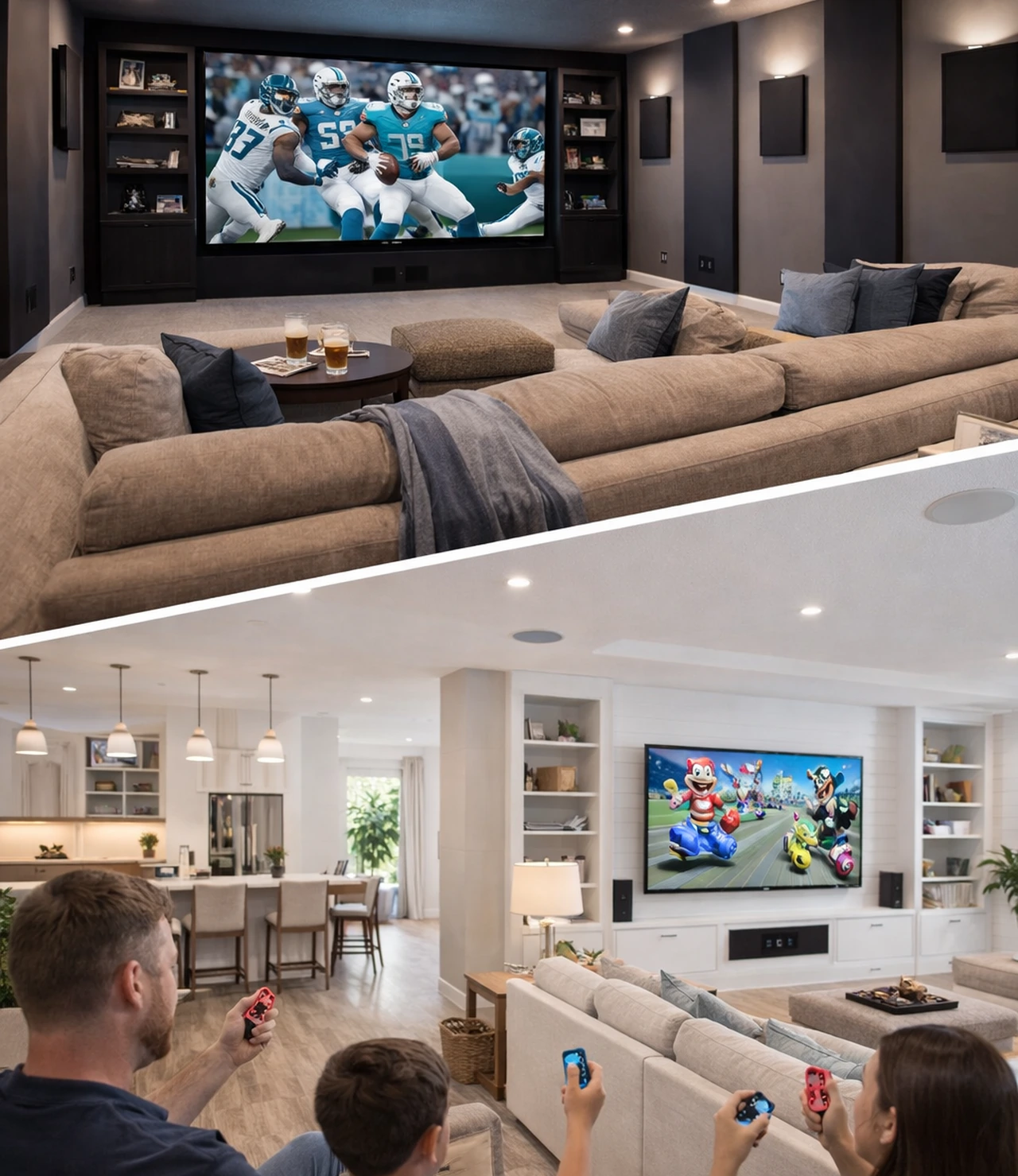 Media Room Installation Flexible Everyday Entertainment