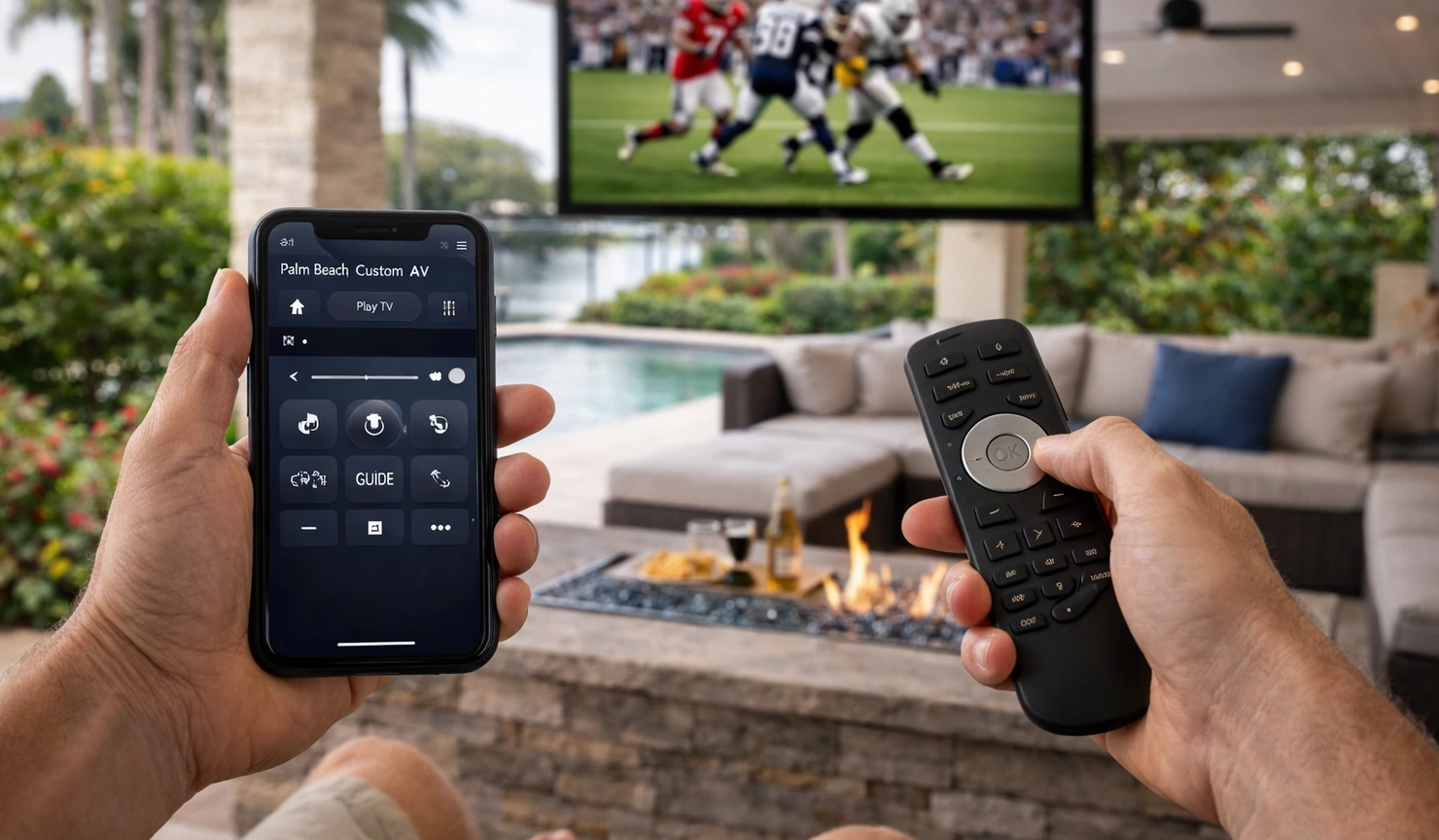 Outdoor Tv Control App And Simple Remote Experience