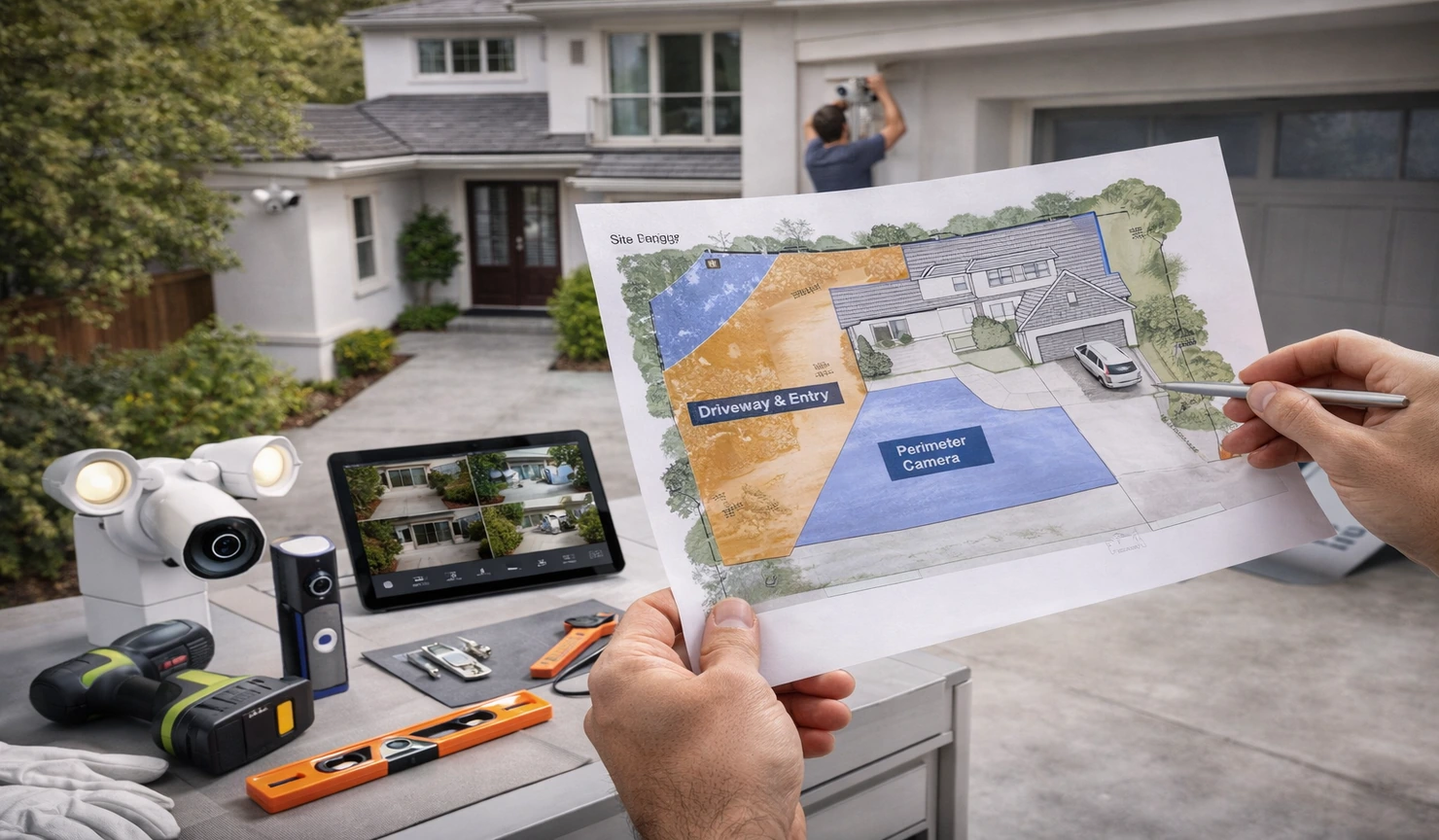 Security Camera Installation Planning And Property Coverage Security Camera Installation Planning And Property Coverage