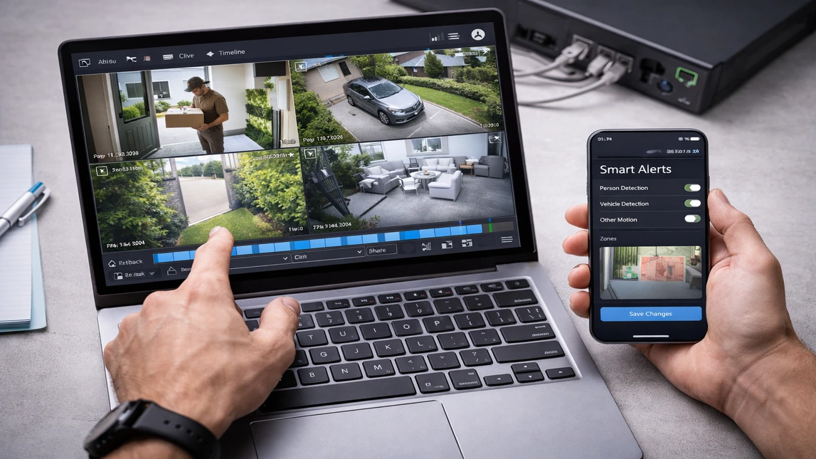 Security Camera Recording Review And Smart Alert Setup Security Camera Recording Review And Smart Alert Setup