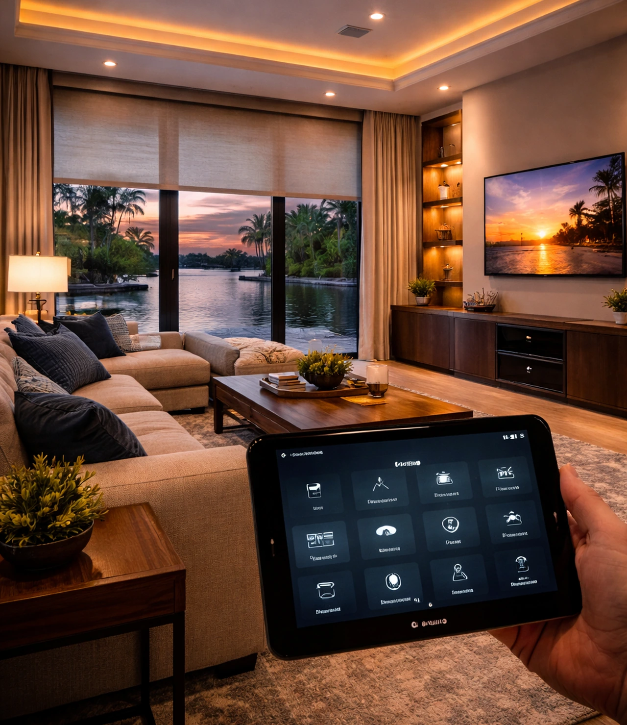 Smart Home Control Lighting And Shading
