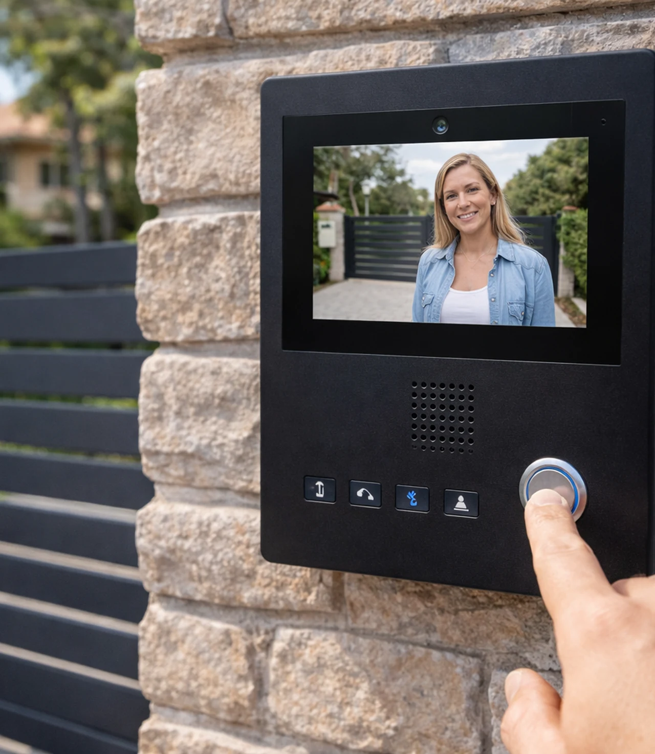 Video Intercom Automatic Gate Entry